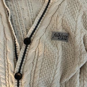 TAYLOR SWIFT Folklore White Cardigan Original Rare